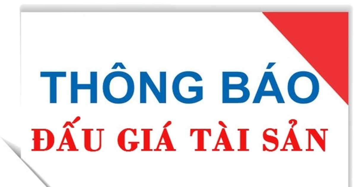 Thông báoVề việc lựa chọn đơn vị tổ chức đấu giá tài sản